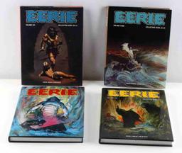 EERIE HARDCOVER COMIC BOOKS ARCHIVES LOT OF 4