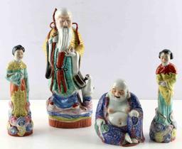 ANTIQUE CHINESE FIGURES FIGURINES BUDDHA FEMALE