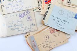 WWII CENSORED ENVELOPES STAMP GREAT BRITAIN EMPIRE