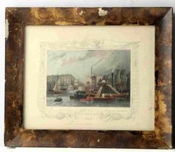 3 TOMBLESON ANTIQUE HAND COLORED STEEL ENGRAVINGS