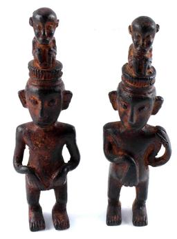 DOGON MALI WEST AFRICAN IVORY COAST BRONZE FIGURES