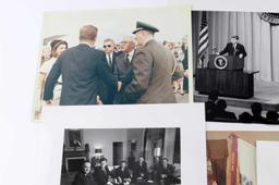 LOT OF 10 ASSORTED PHOTOGRAPHS OF JOHN F. KENNEDY
