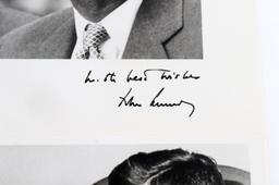 GROUP OF 4 ASSORTED PHOTOGRAPHS OF JOHN F. KENNEDY