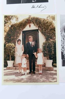 GROUP OF 4 ASSORTED PHOTOGRAPHS OF JOHN F. KENNEDY