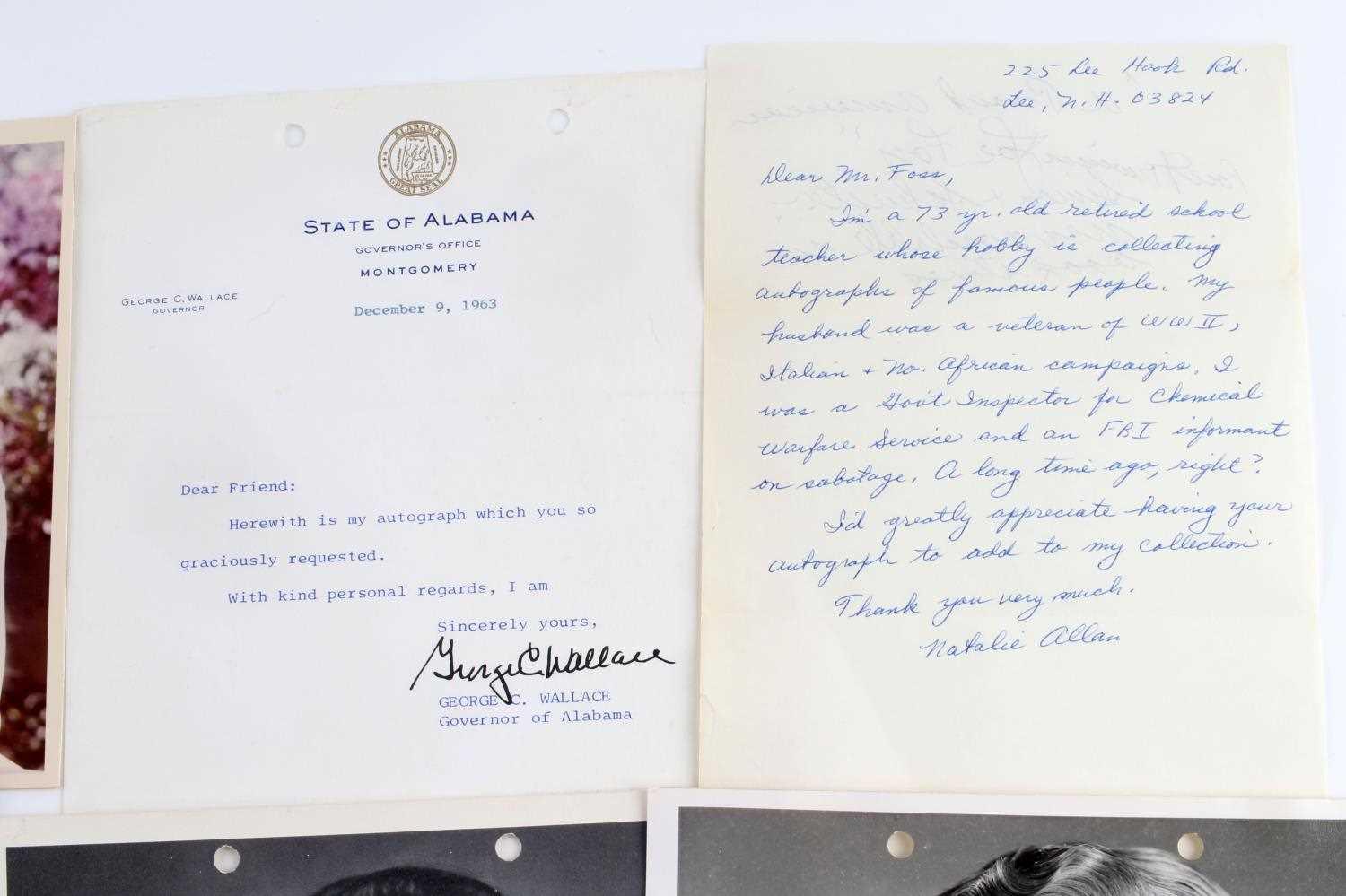 14 SIGNED PHOTOS LETTERS OF U.S. POLITICIANS