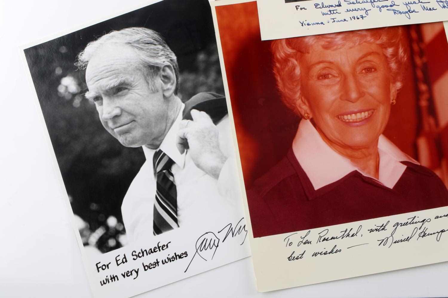 14 SIGNED PHOTOS LETTERS OF U.S. POLITICIANS