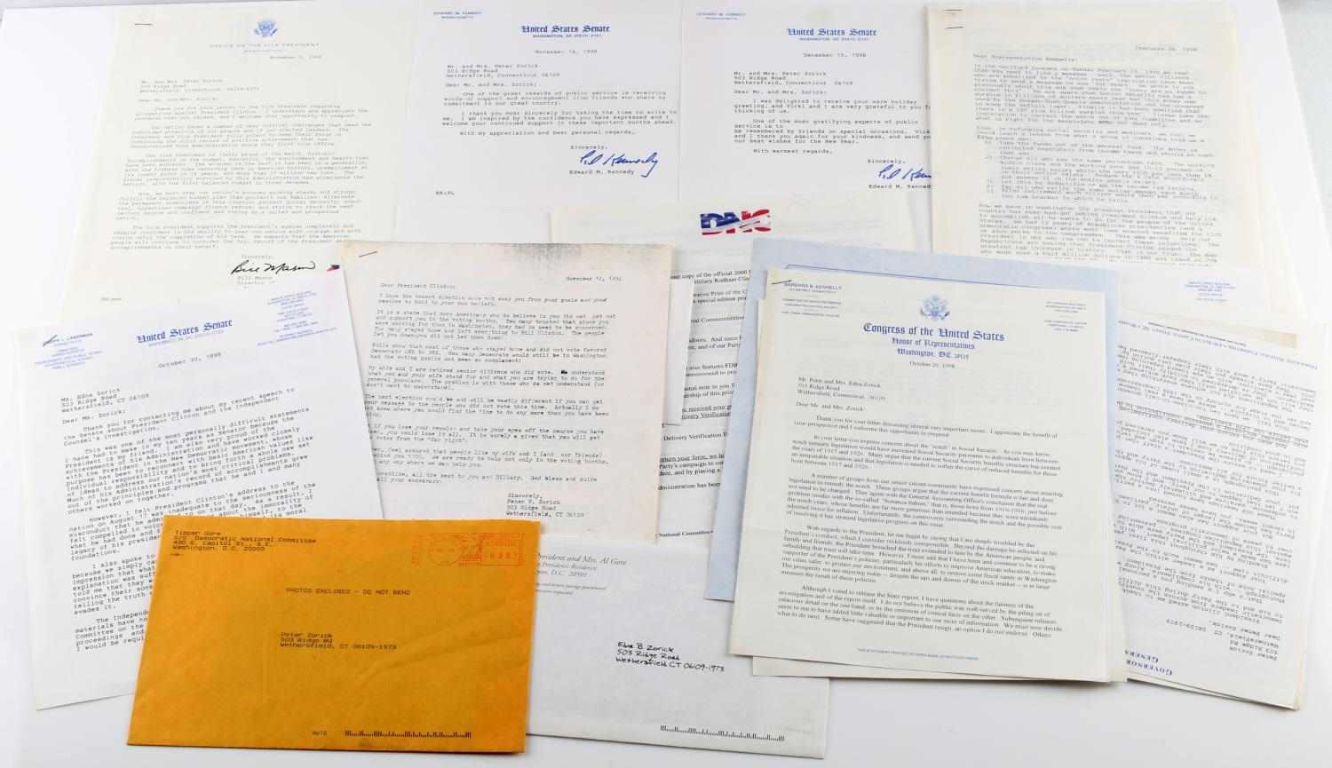 LOT OF UNITED STATES POLITICAL EPHEMERA  AL GORE