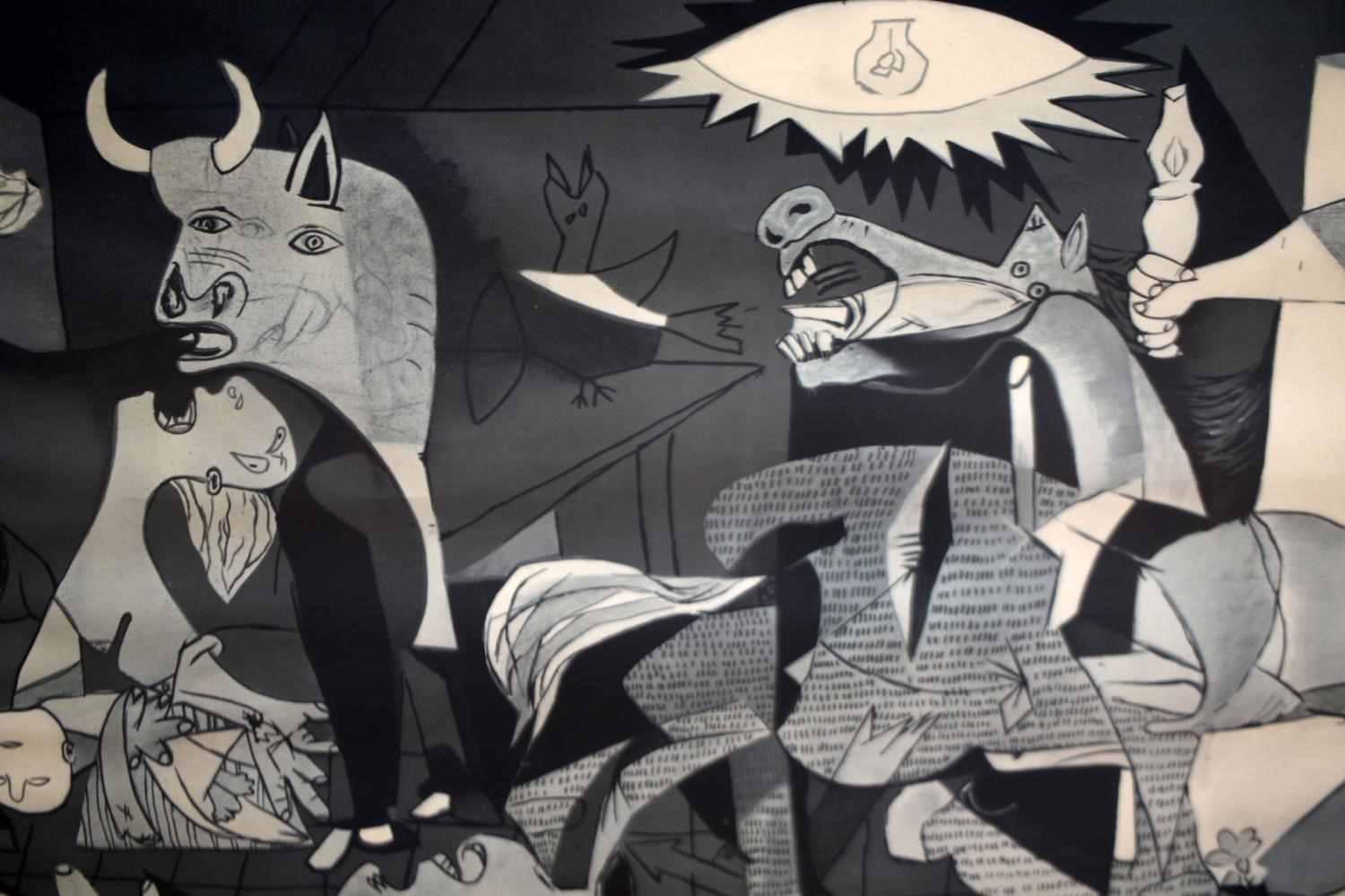 PABLO PICASSO VINTAGE PRINT OF GUERNICA