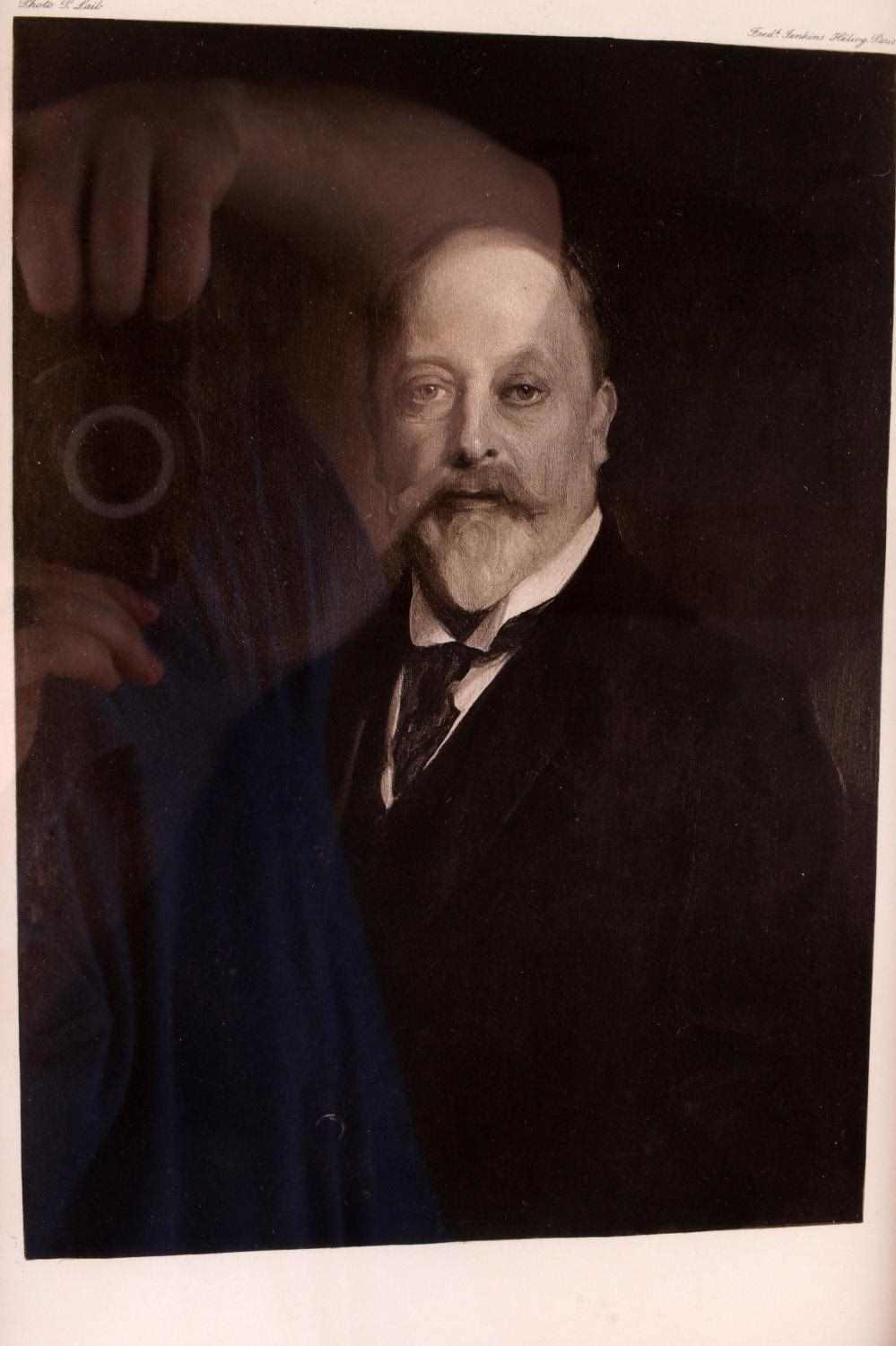 PORTRAIT ETCHING OF EDWARD VII BY FRED HELIOG