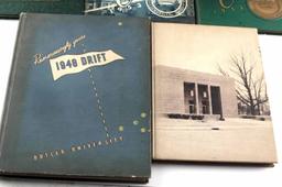 8 VINTAGE SPIRES BUTLER CEDARVILLE YEARBOOKS