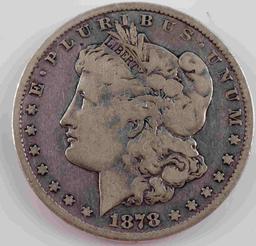 1878 CC CARSON CITY MORGAN SILVER DOLLAR VG