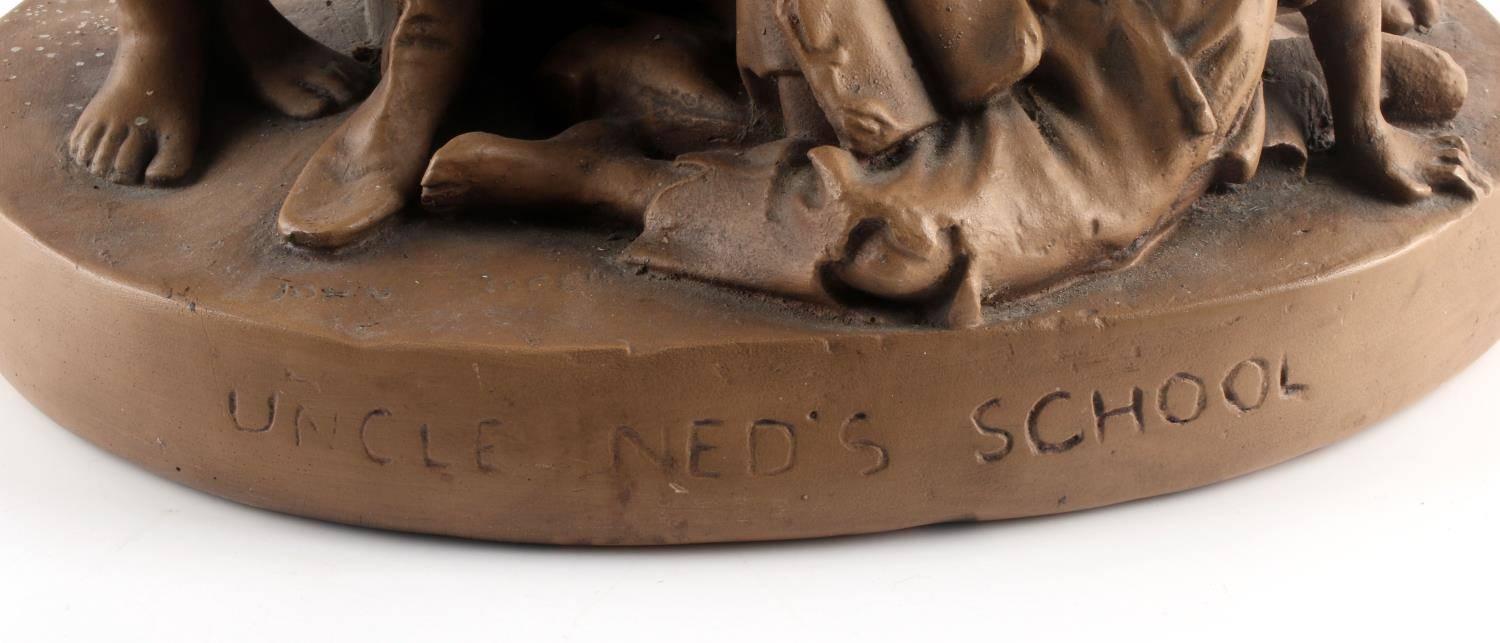 JOHN ROGERS UNCLE NEDS SCHOOL SCULPTURE