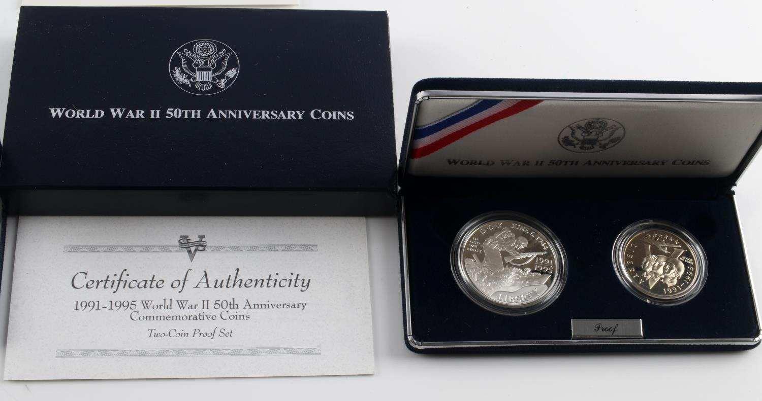 3 SILVER PROOF 3 COMMEMORATIVE COIN SET LOT