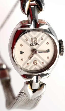 LOT OF 2 VINTAGE ELGIN & WALTHAM WOMENS WATCHES