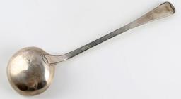 18TH CENTURY STERLING SILVER LADLE BY LEWIS HECK