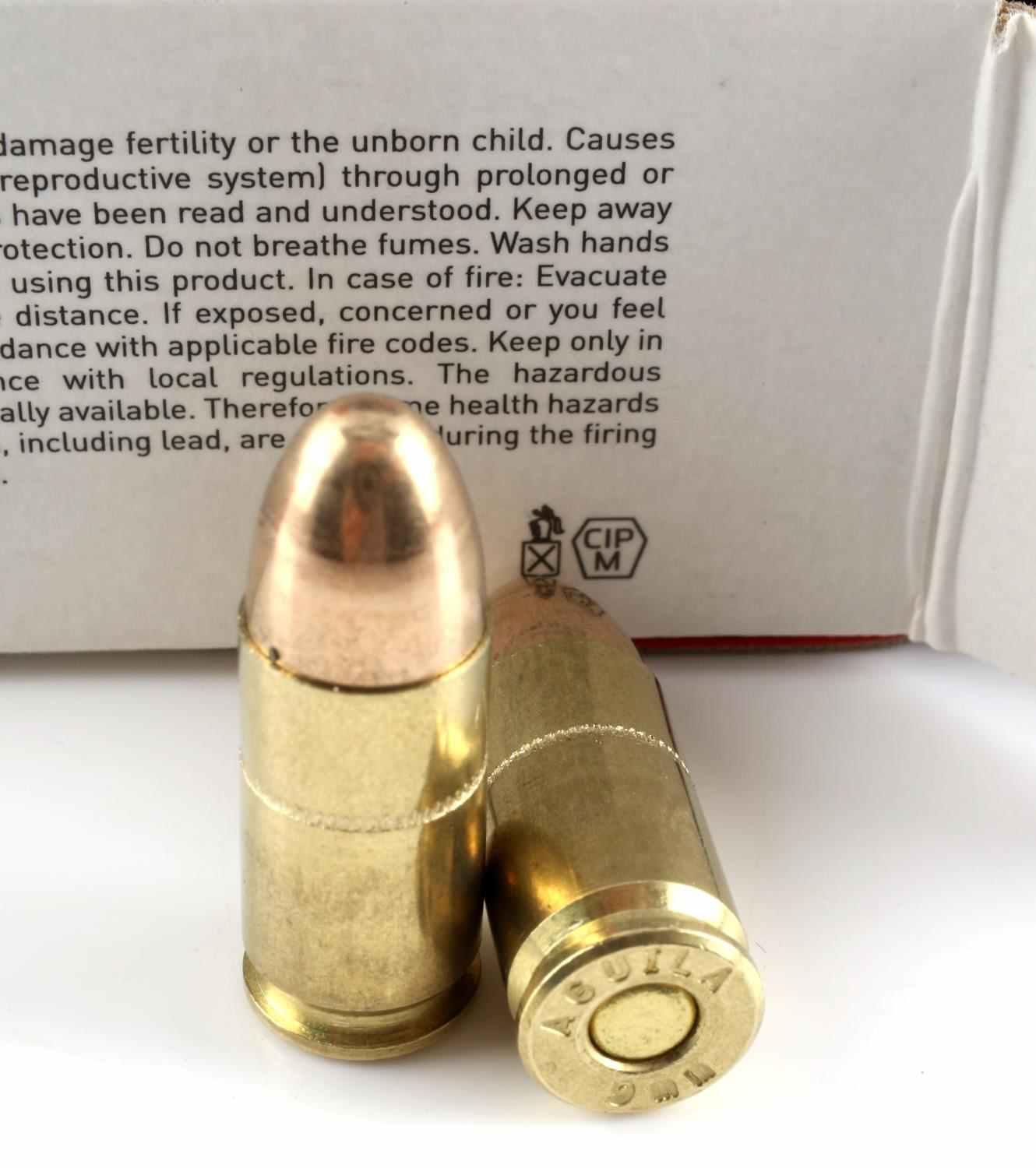 200 RDS AGUILA 9MM LUGER 124 GRAIN AMMO NEW BOX