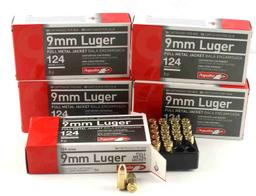 250 RDS AGUILA 9 MM LUGER 124 GR FMJ AMMO NIB