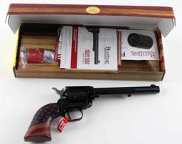 HERITAGE ROUGH RIDER .22 6 SHOT REVOLVER IN BOX