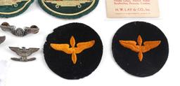 U.S. MILITARY SILVER FLIGHT WINGS & EAGLE INSIGNIA