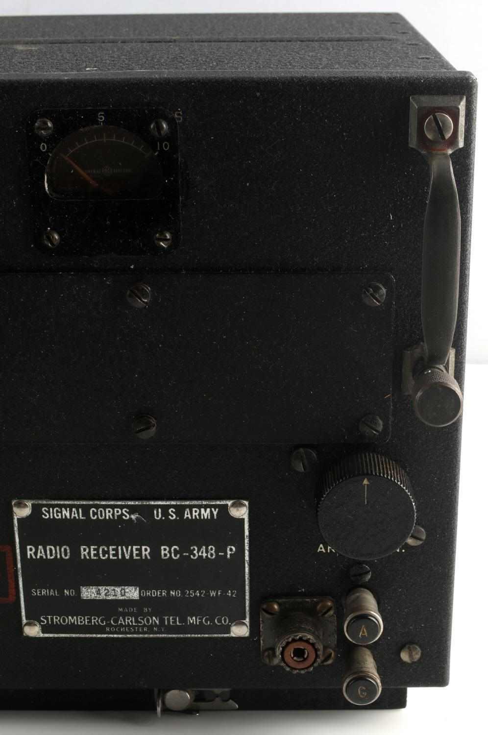 WWII US ARMY SIGNAL CORPS BC 348 RECEIVER RADIO