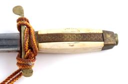 WWII BULGARIAN ARMY DIRK M1951 DAGGER W KNOT