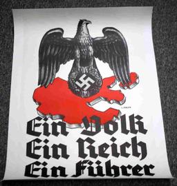 WWII THIRD REICH PEOPLE KINGDOM FUHRER POSTER