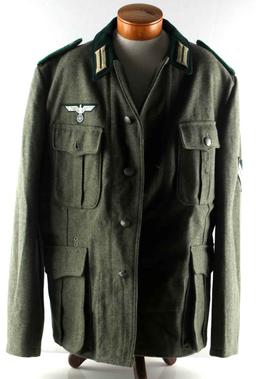 WWII THIRD REICH GERMAN ARMY HEER M40 TUNIC