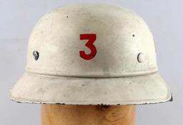 WWII GERMAN REICH RED CROSS LUFTSCHUTZ HELMET