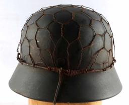 WWII GERMAN REICH LUFTWAFFE CHICKEN WIRE HELMET