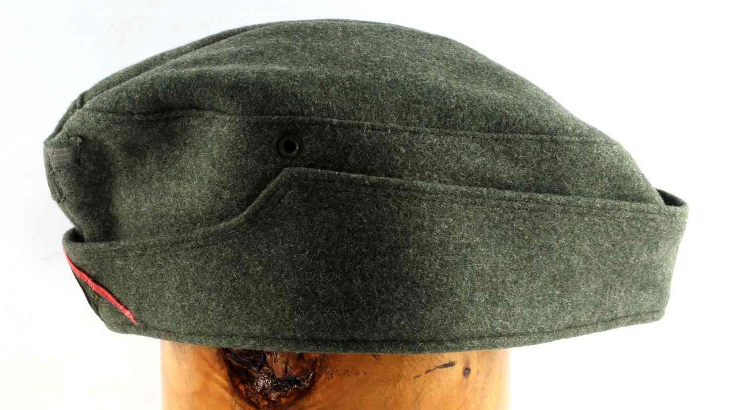WWII GERMAN WEHRMACHT FELDGRAU PANZER SIDE CAP