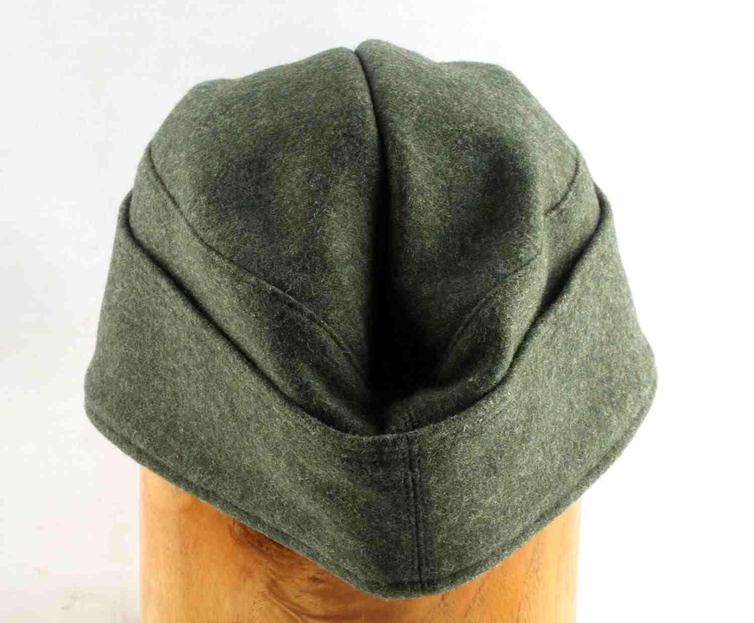 WWII GERMAN WEHRMACHT FELDGRAU PANZER SIDE CAP