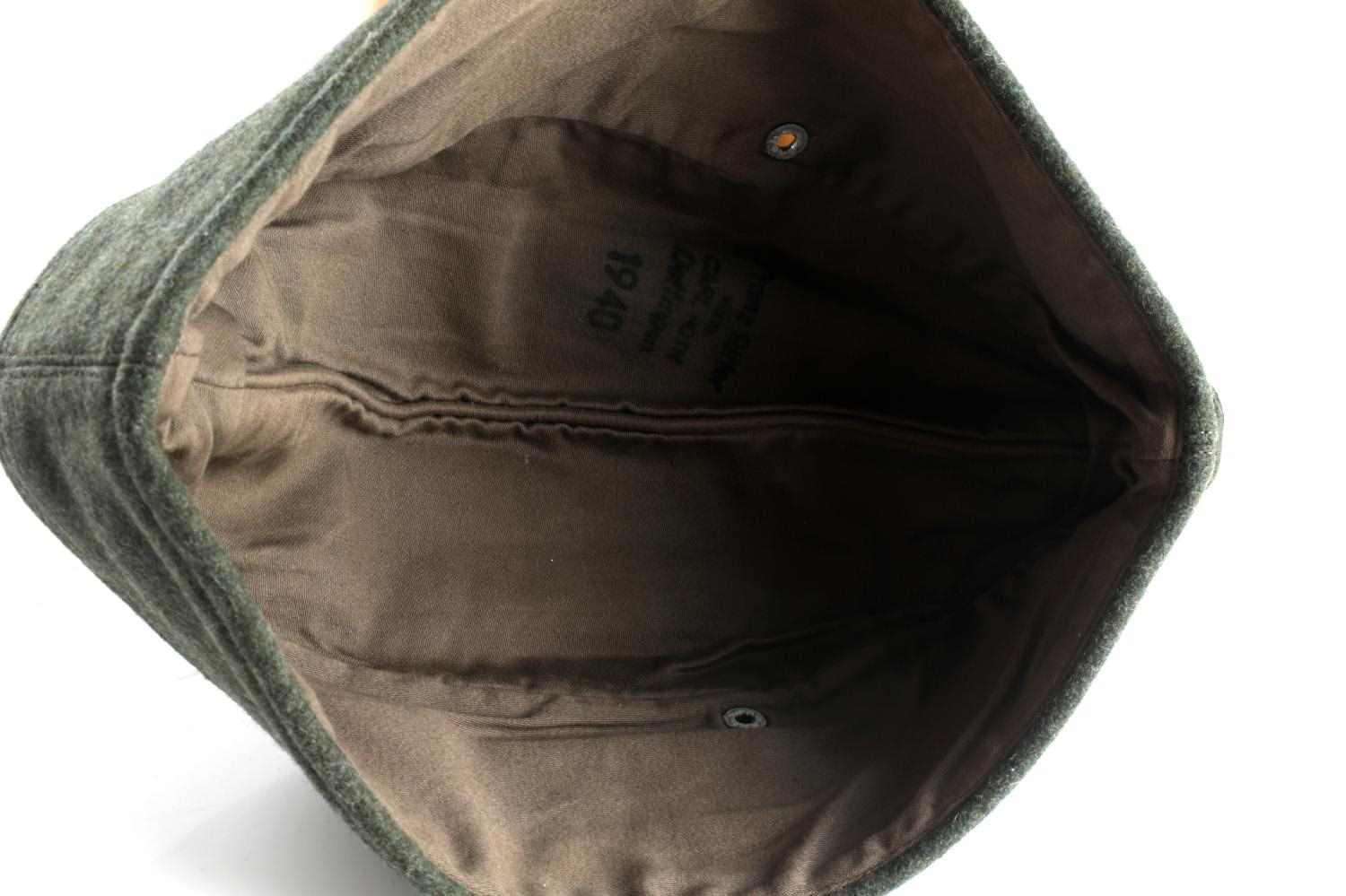 WWII GERMAN WEHRMACHT FELDGRAU PANZER SIDE CAP