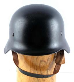 WWII GERMAN THIRD REICH M-40 SS DECAL HELMET