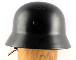 WWII GERMAN THIRD REICH M-40 SS DECAL HELMET