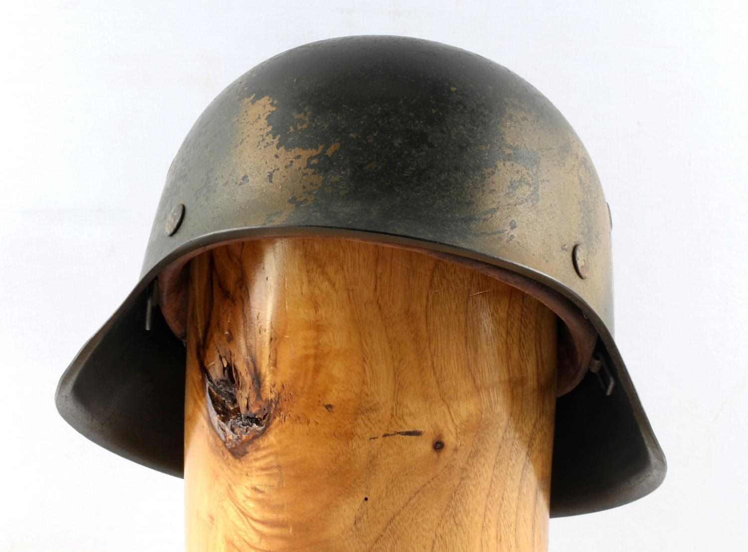 WWII GERMAN THIRD REICH M-42 HEER DECAL HELMET