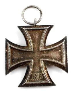 WWII GERMAN THIRD REICH SILVER TONED IRON CROSS