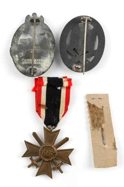 WWII GERMAN SPANISH CROSS GENERAL ASSAULT MEDALS