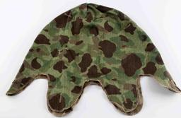 WWII USMC CAMOUFLAGE COMBAT HELMET COVER