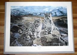 CHARLES FRACE WILDLIFE LEOPARD SIGNED LE PRINT