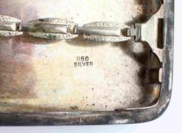 950 STERLING SILVER CIGARETTE OR CARD CASE