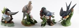 LENOX PORCELAIN DOVE WOOD DUCK & SWALLOW FIGURINES