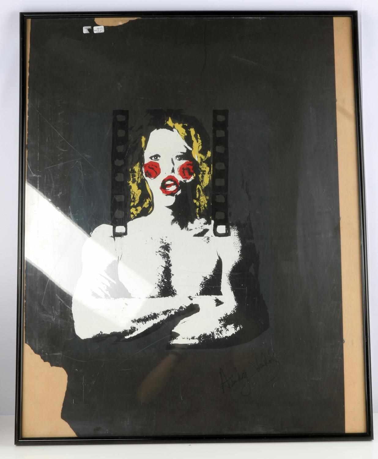 ANDY WARHOL SIGNED ORIGINAL SILK SCREENPRINT