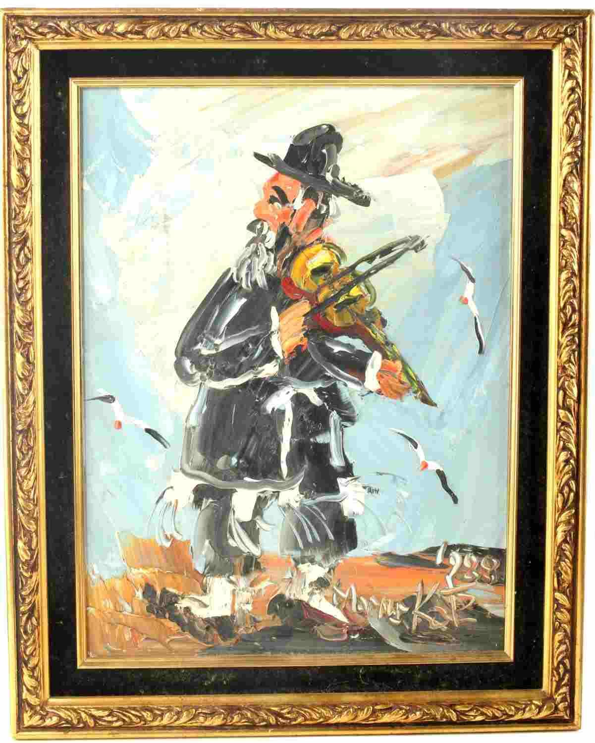 MORRIS KATZ THE FIDDLER AND THE BIRDS 1989