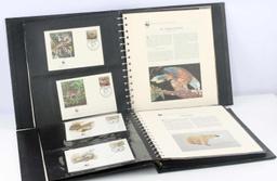 LOT OF 2 WORLD WILDLIFE FOUNDATION STAMP BOOKS