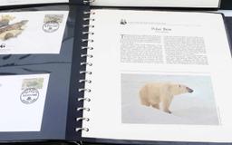 LOT OF 2 WORLD WILDLIFE FOUNDATION STAMP BOOKS