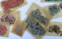 LOT OF UNSEARCHED CANCELLED WORLD AND US STAMPS