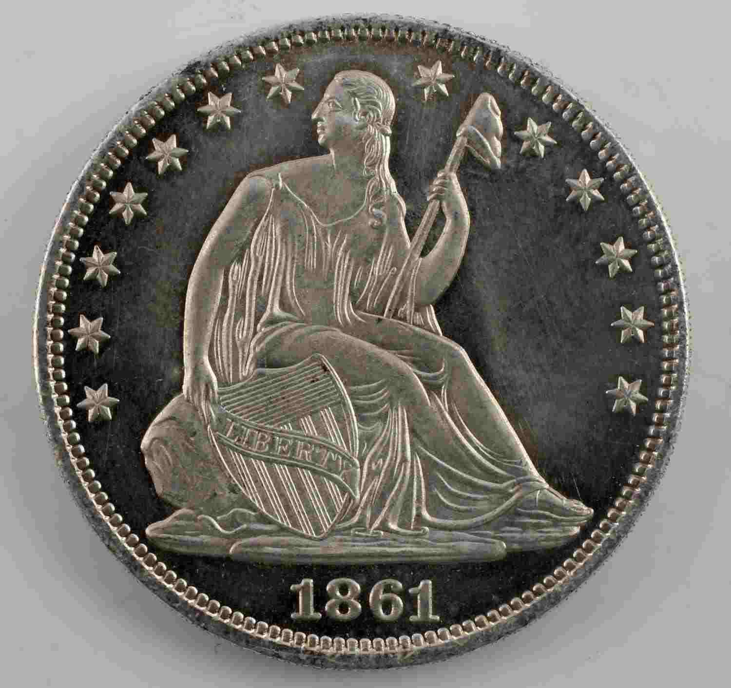 CONFEDERATE STATES OF AMERICA HALF DOLLAR 1861