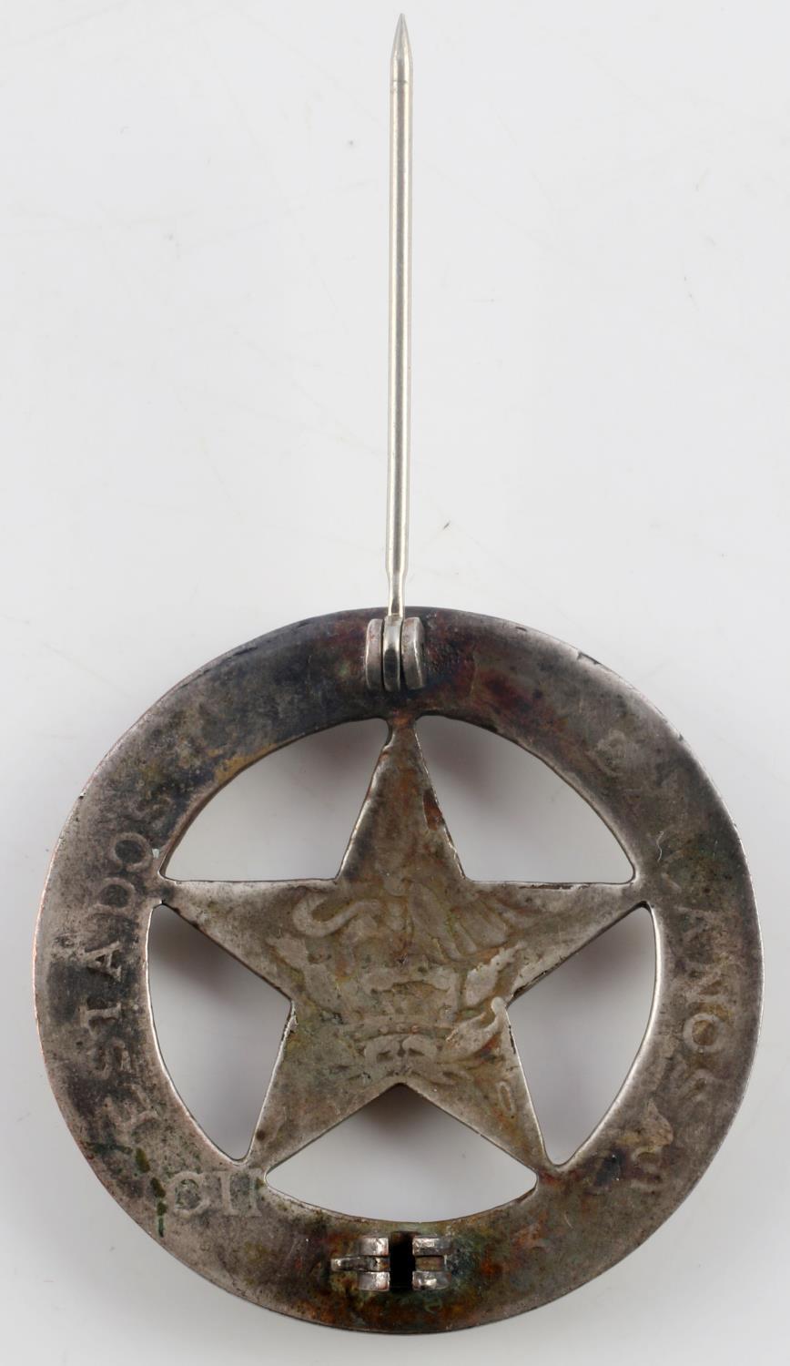 OLD WEST DEPUTY US MARSHAL COWBOY ERA LAW BADGE