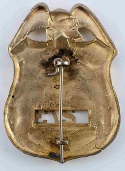 OBSOLETE NEW YORK POLICE SERGEANT BADGE