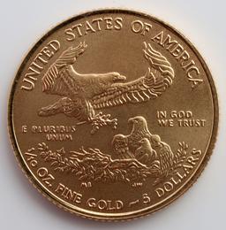 1/10TH  OZ AMERICAN EAGLE GOLD COIN